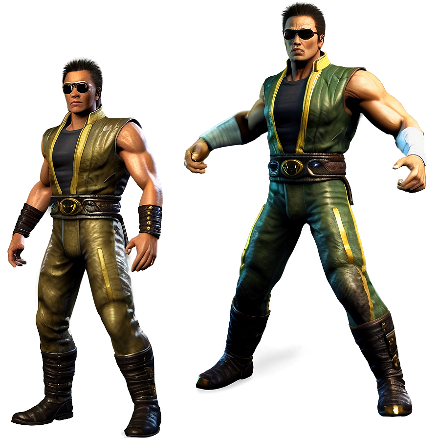 Johnny Cage Mortal Kombat 9 Png 06292024 PNG image