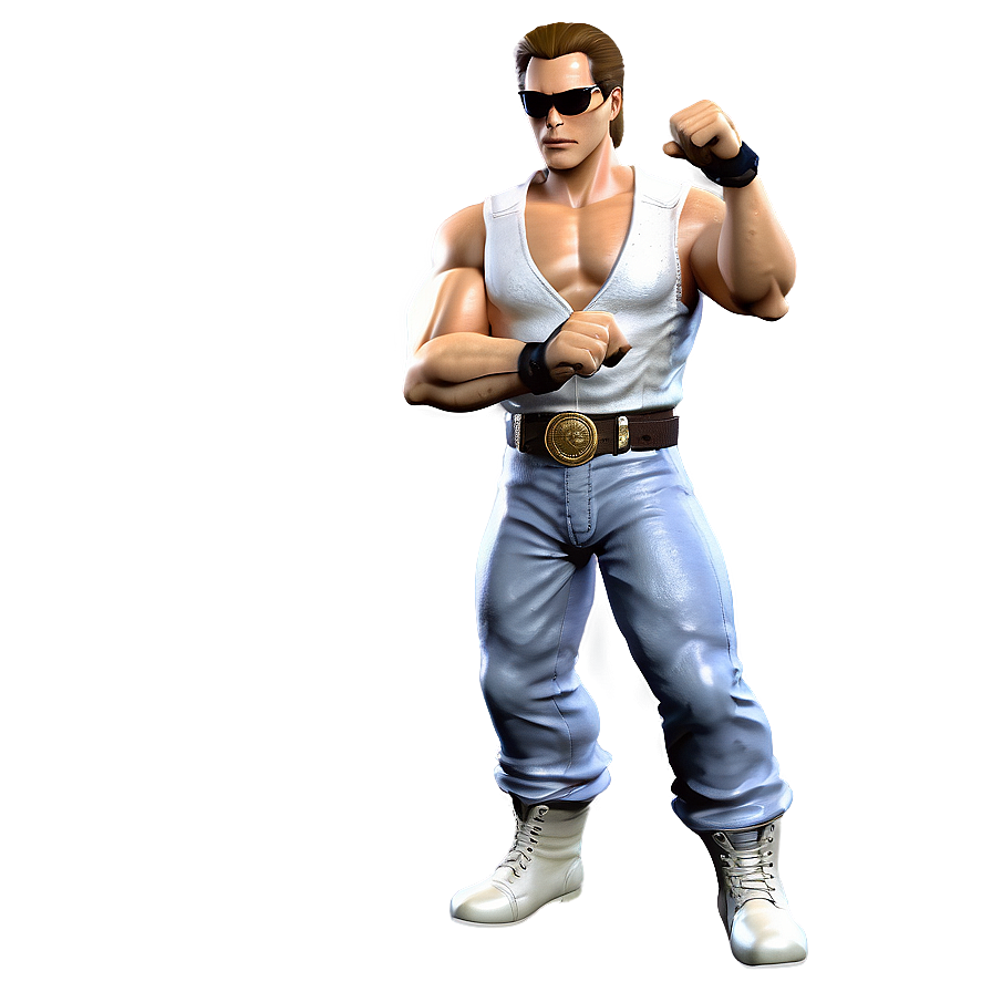 Johnny Cage Video Game Sprite Png 06292024 PNG image