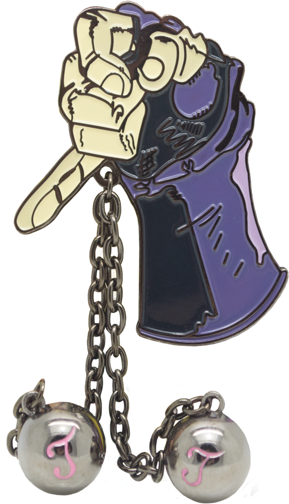 Jojo Inspired Hand Keychain PNG image