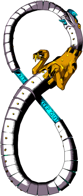 Jojo Stand Diver Down PNG image