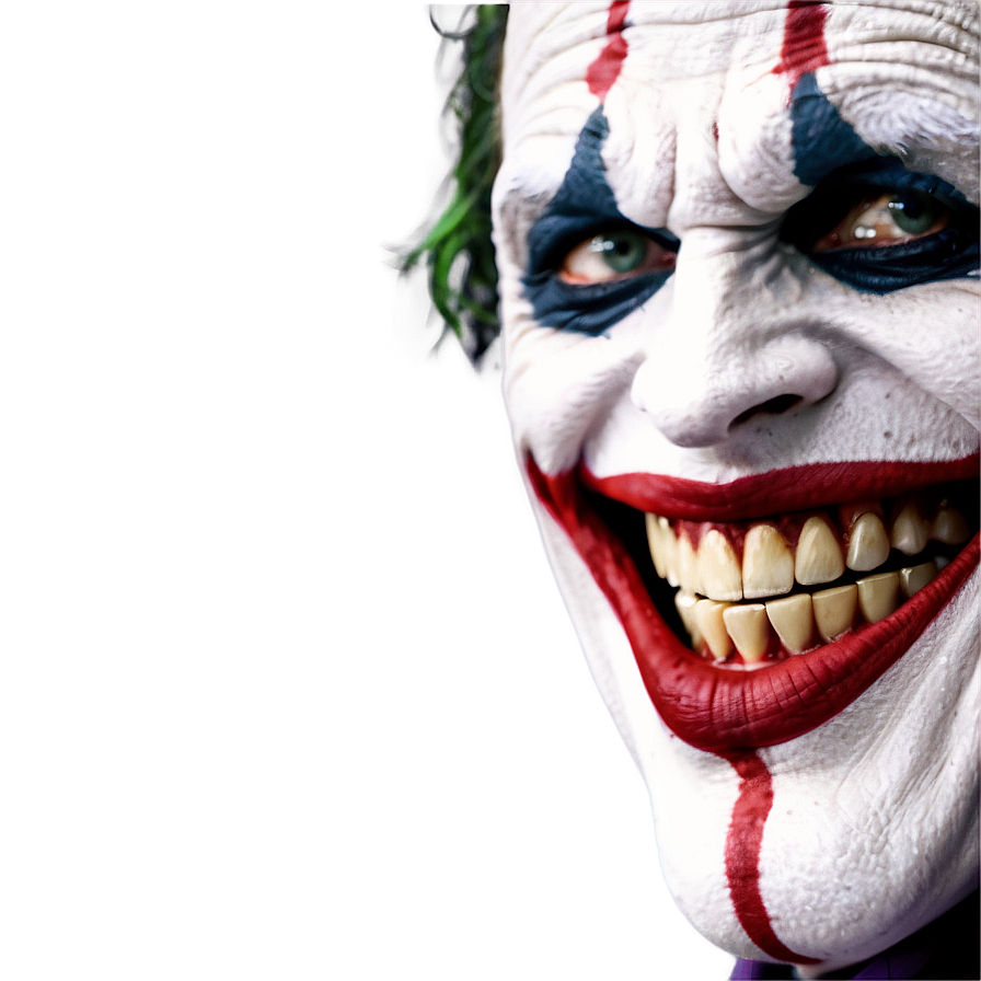 Joker Face Close-up Png 05212024 PNG image