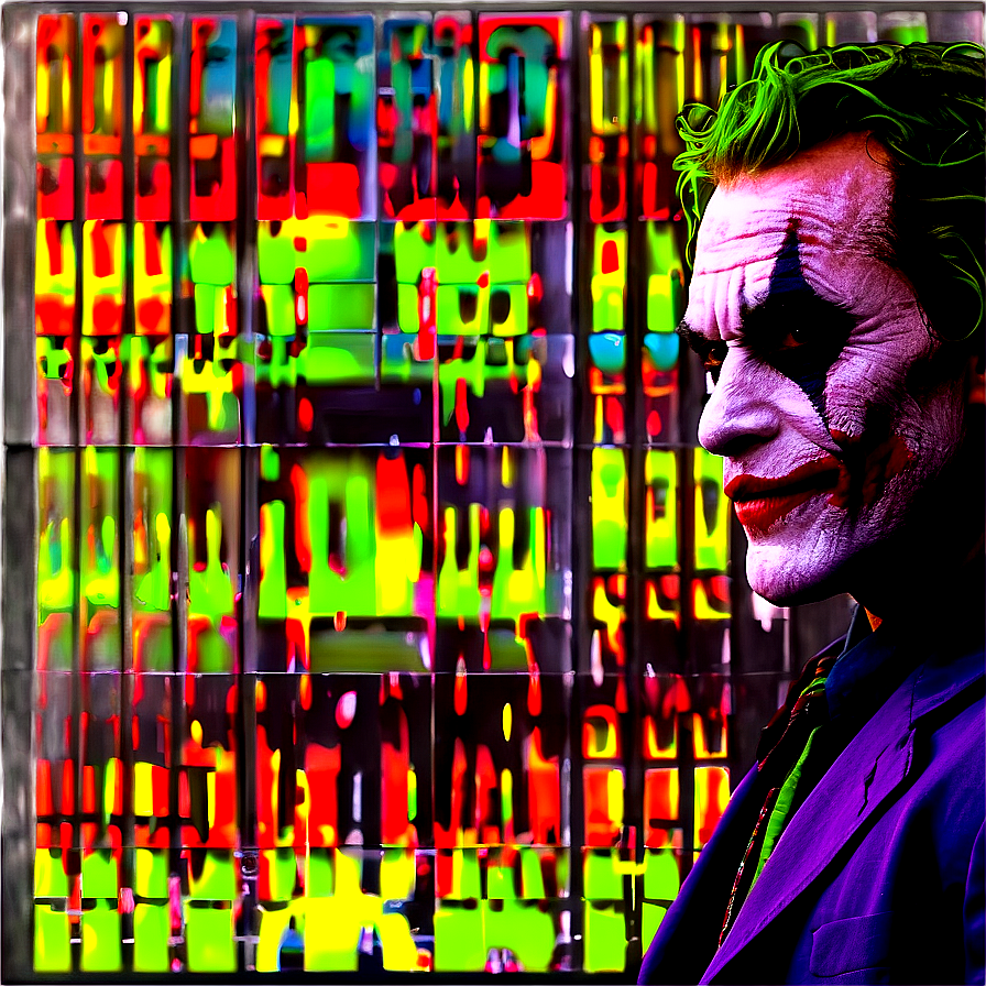 Joker In Gotham Png Jvd PNG image