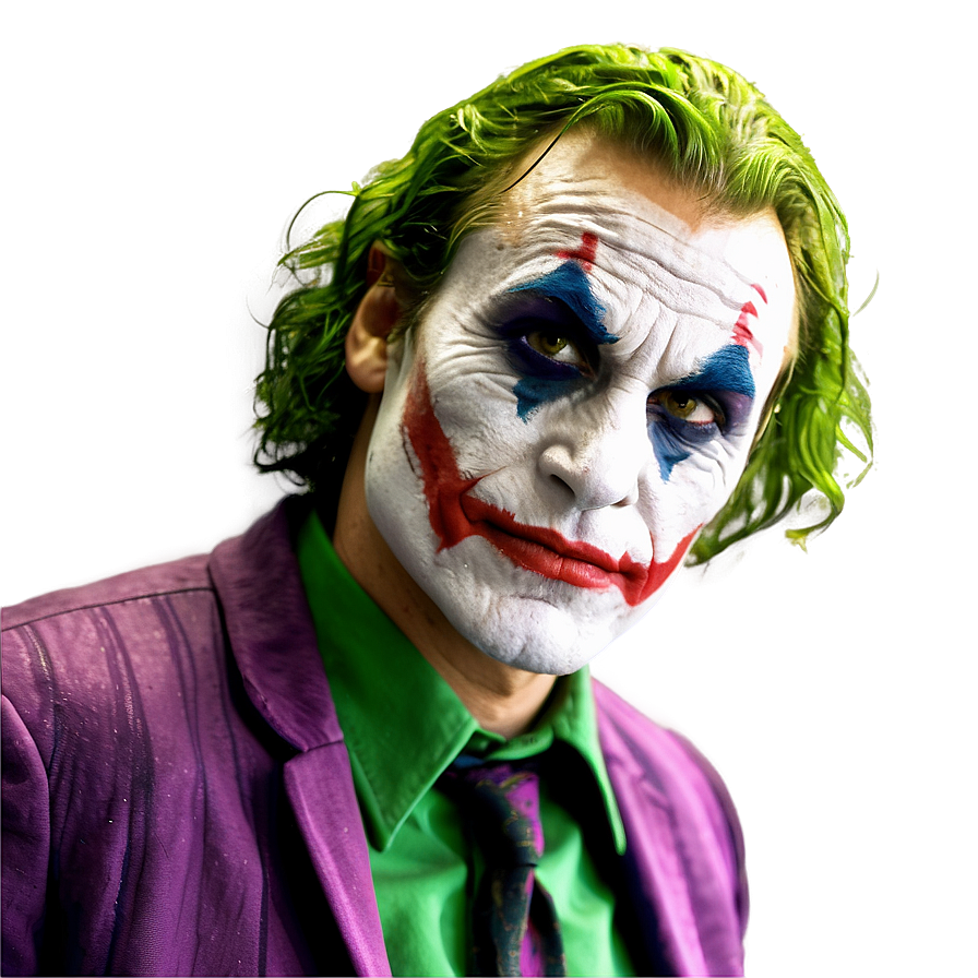 Joker Makeup Art Png 06272024 PNG image