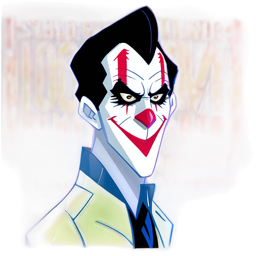 Joker's Animated Series Look Png Pfh67 PNG image