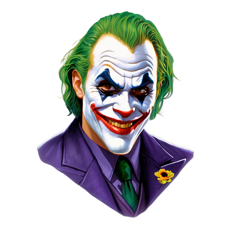 Joker's Devious Smile Png 77 PNG image