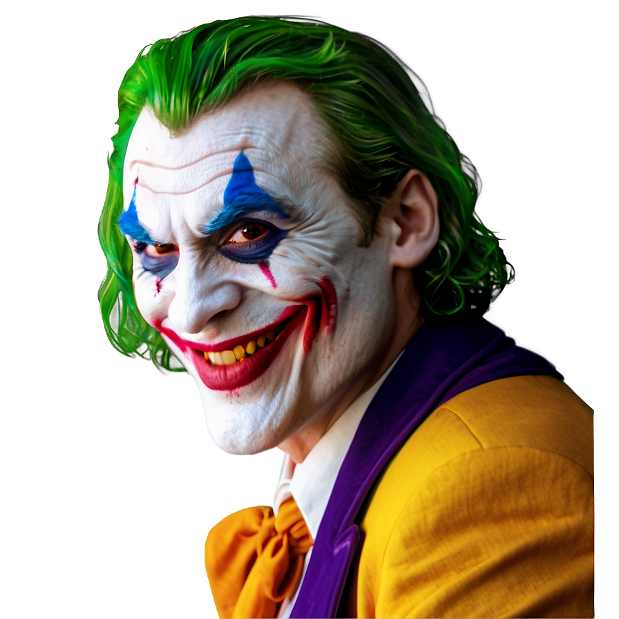 Joker's Diabolical Smile Png 06122024 PNG image