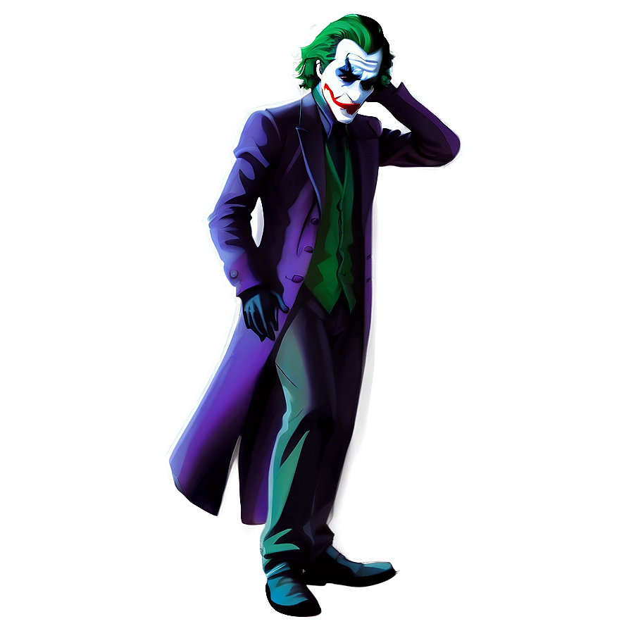 Joker's Eerie Silhouette Png 41 PNG image