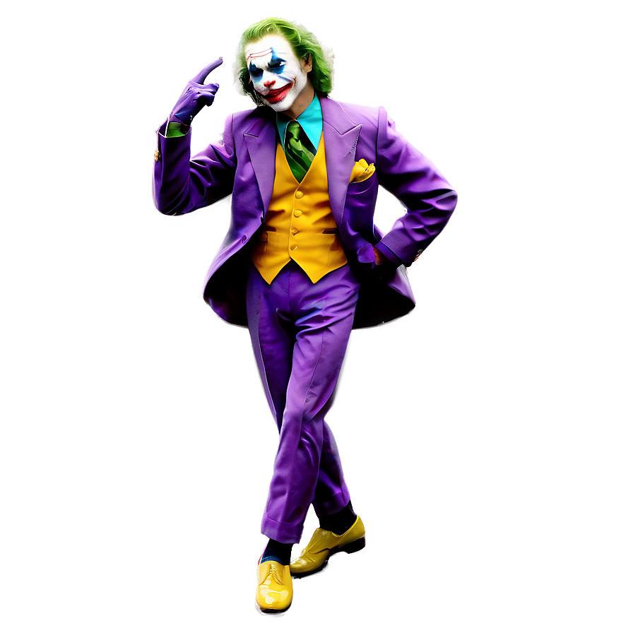 Joker's Iconic Dance Png Vpu28 PNG image