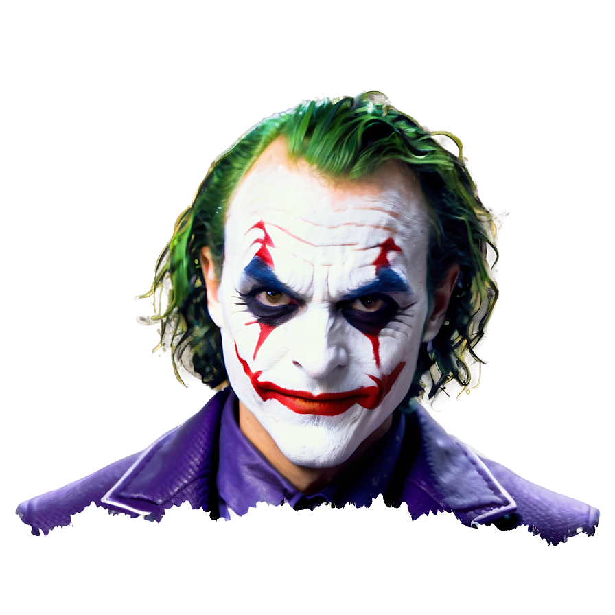 Joker's Psychotic Gaze Png 05212024 PNG image