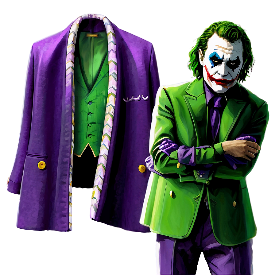 Joker's Purple Coat Png Aft29 PNG image