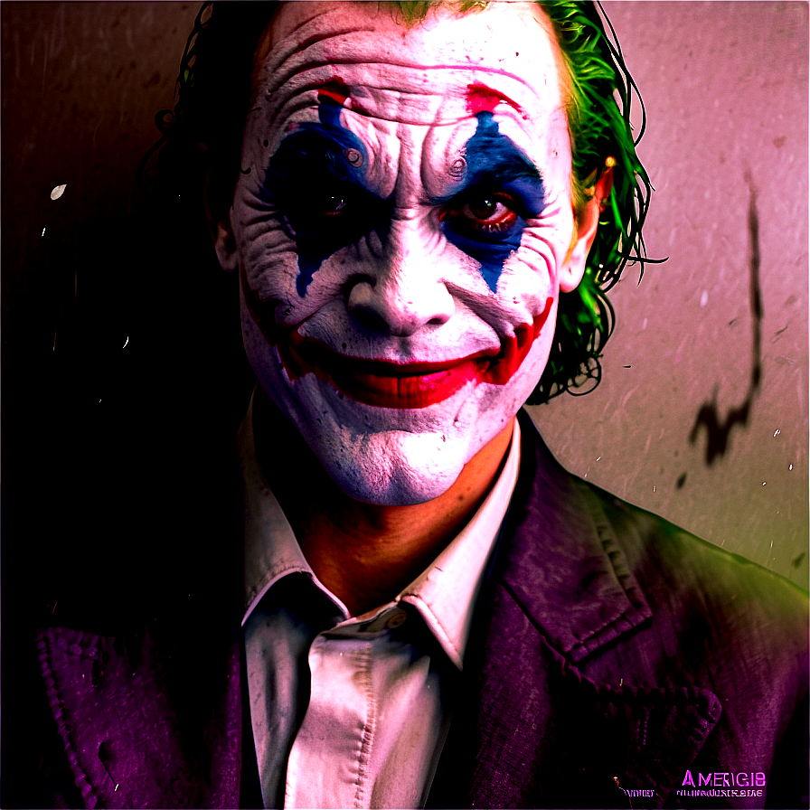 Joker's Unsettling Smile Png 78 PNG image