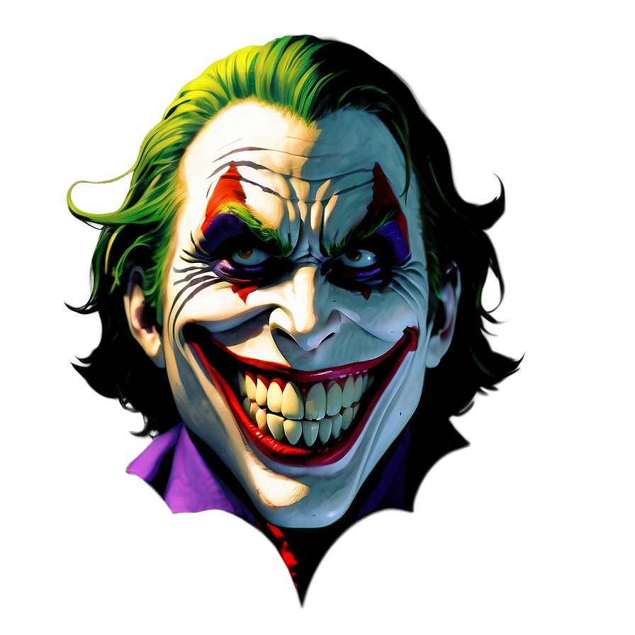 Joker's Wicked Grin Png Lvo PNG image