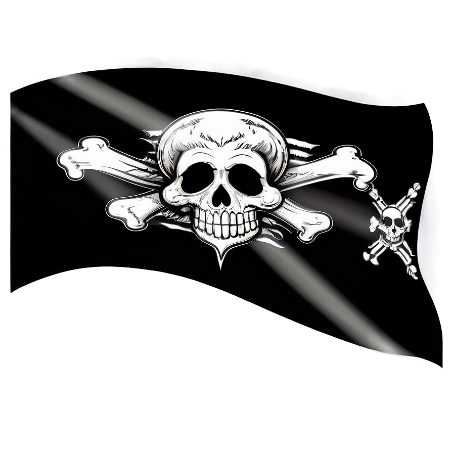 Jolly Roger Flag Design Png 72 PNG image