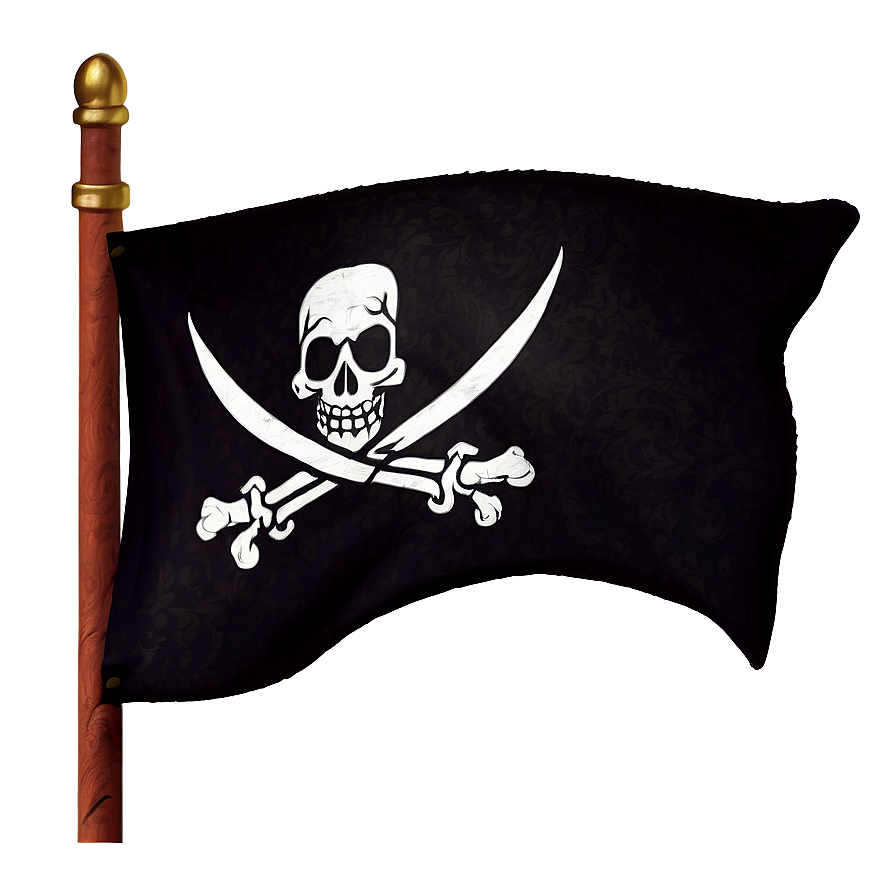 Jolly Roger Pirate Flag Png Bsg PNG image