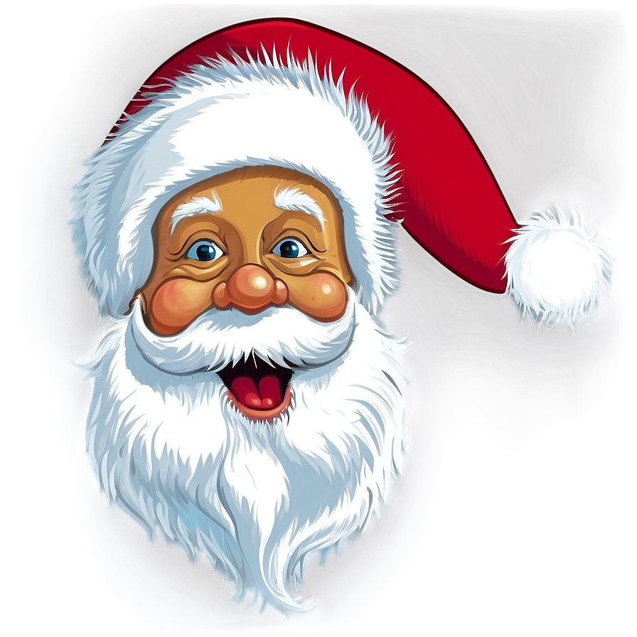 Jolly Santa Cutout Png Qpw45 PNG image