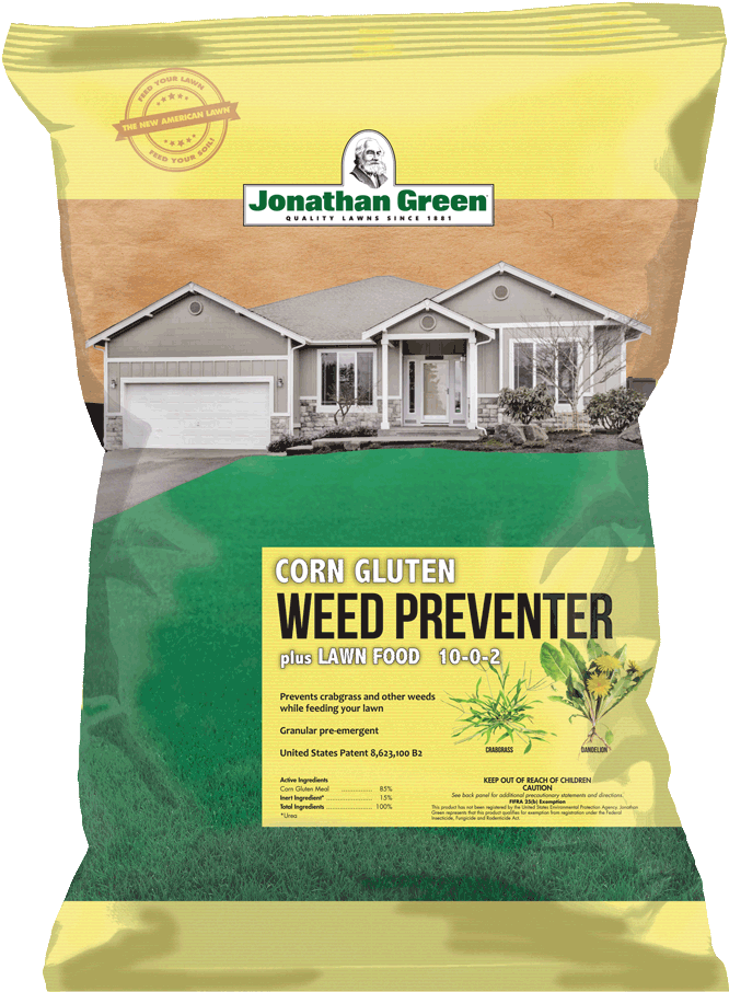 Jonathan Green Corn Gluten Weed Preventer Lawn Food Bag PNG image