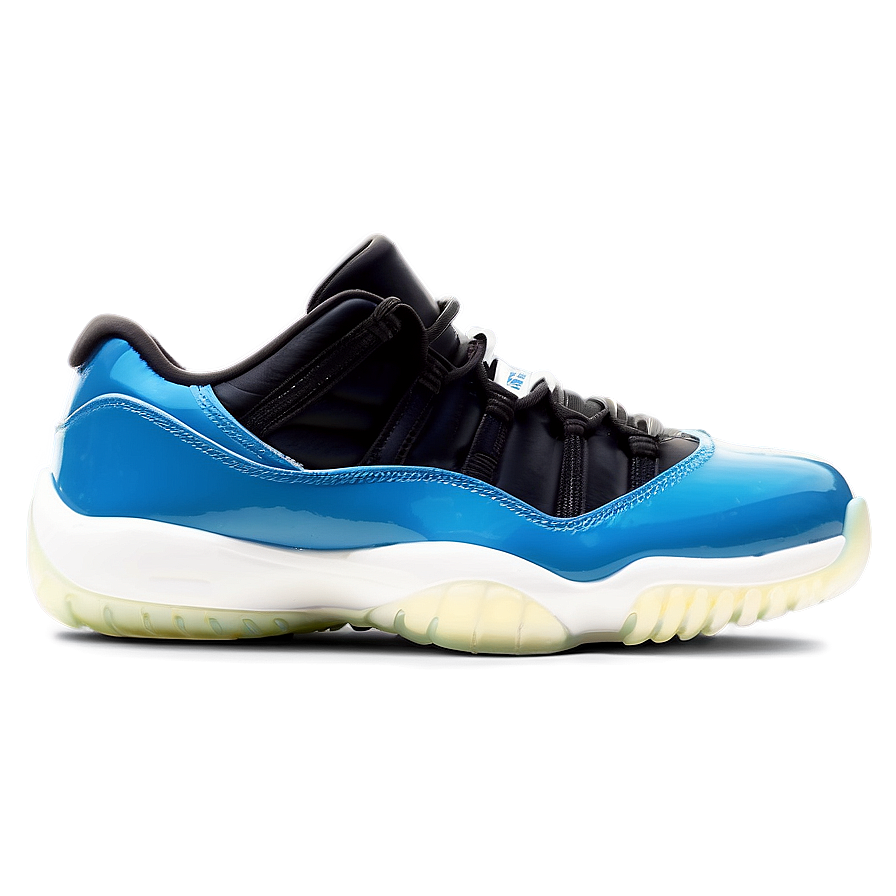 Jordan 11 Low Unc Patent Blue Png 17 PNG image