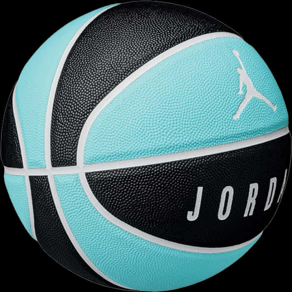 Jordan Brand Basketball Turquoise Black PNG image