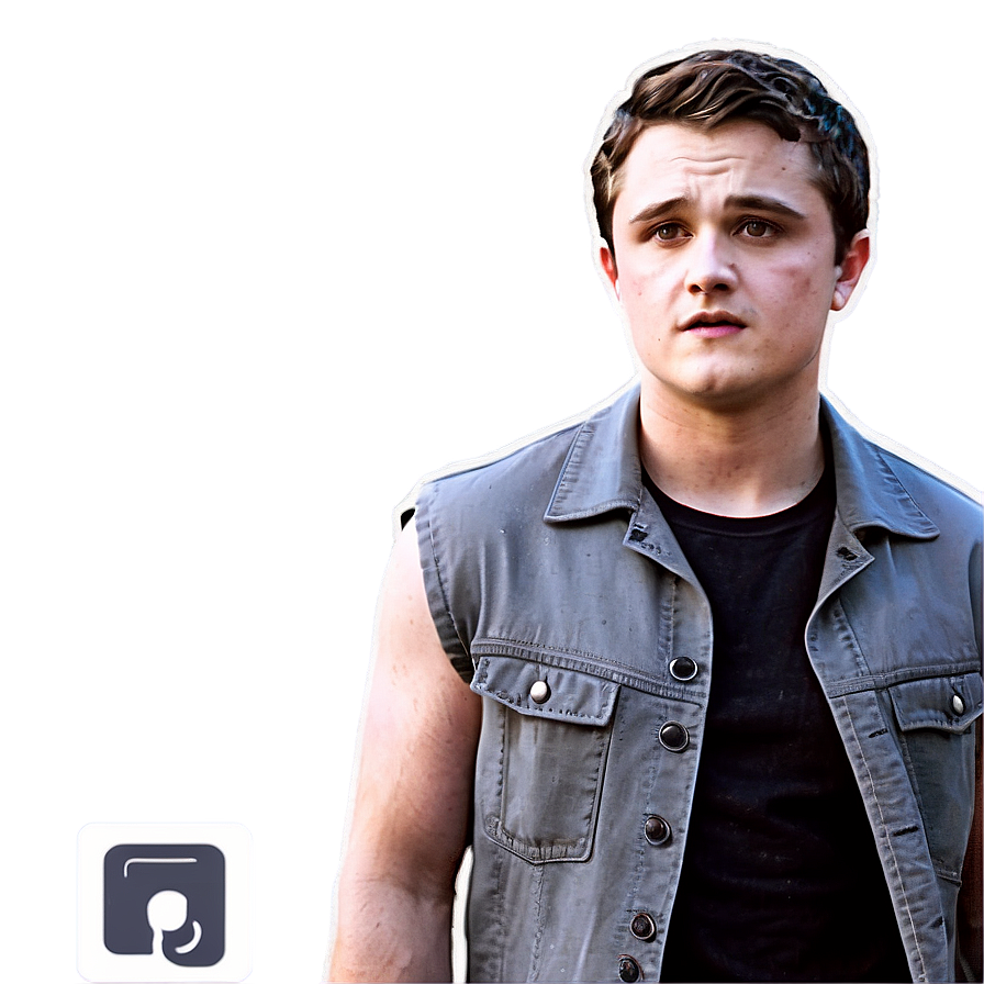 Josh Hutcherson Behind The Scenes Png 06202024 PNG image