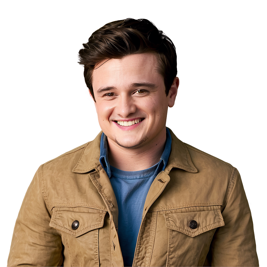 Josh Hutcherson Candid Smile Png 63 PNG image