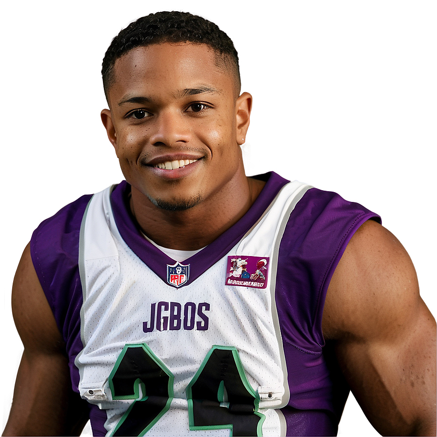 Josh Jacobs Portraitin Jersey PNG image