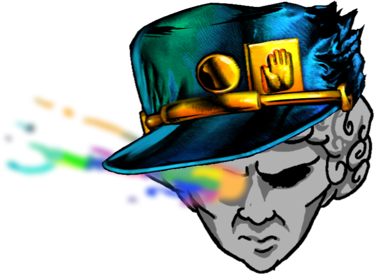 Jotaro Hat Stylized Art PNG image