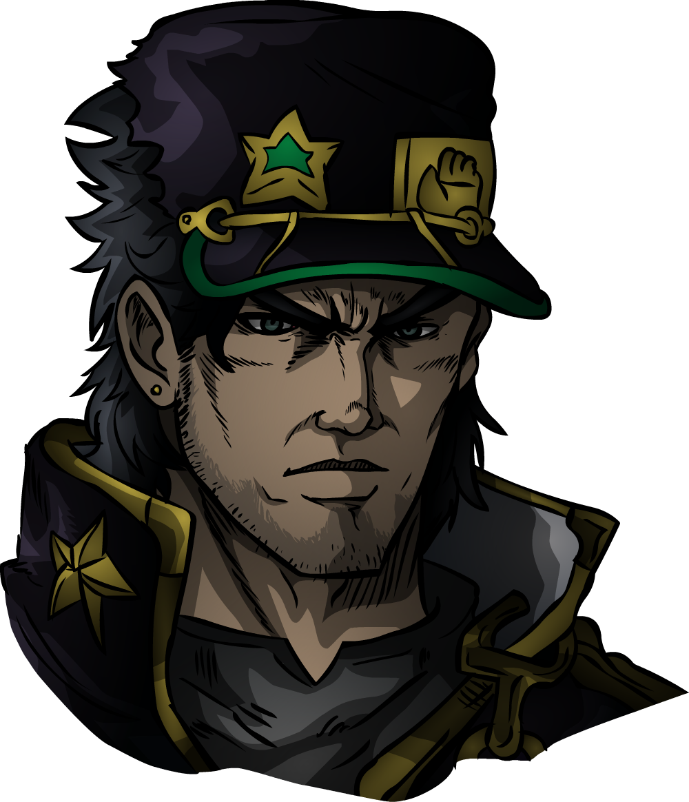 Jotaro Kujo Portrait PNG image