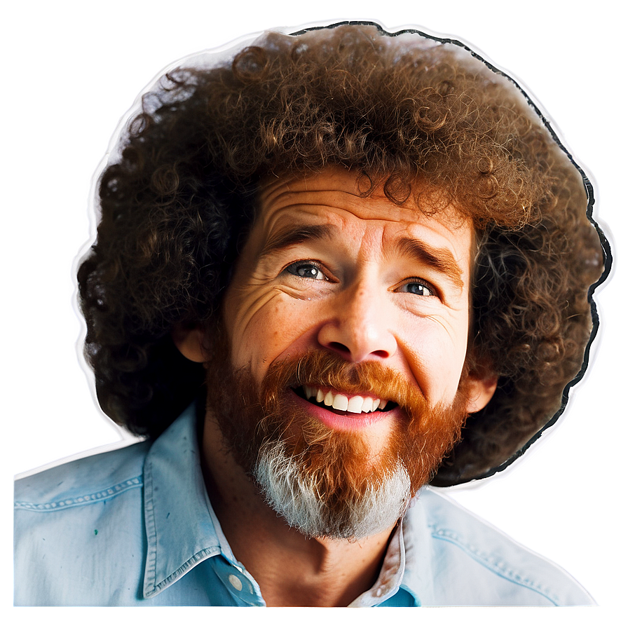 Joy Of Painting Bob Ross Hair Png 23 PNG image