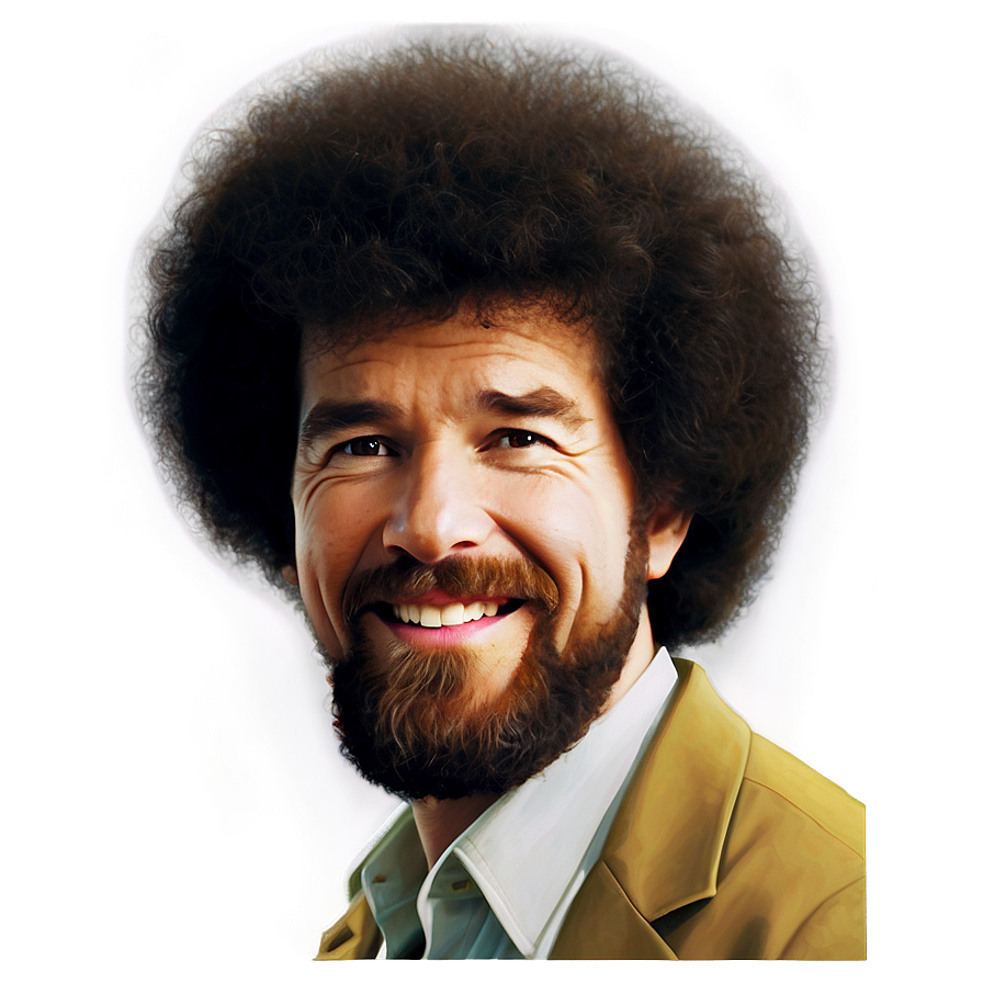 Joy Of Painting Bob Ross Hair Png 82 PNG image