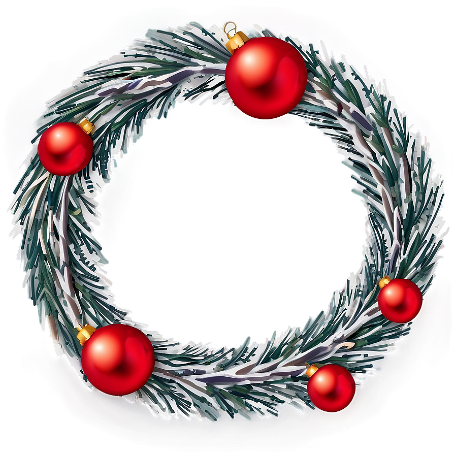 Joyful Happy Holidays Wreath Png 05232024 PNG image