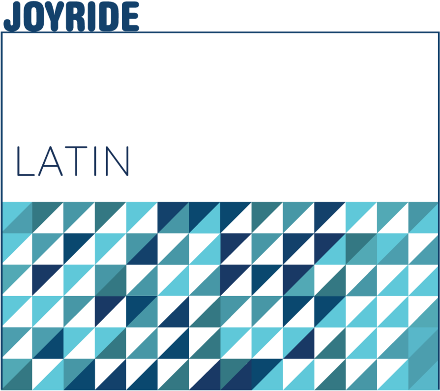 Joyride Latin Geometric Design PNG image