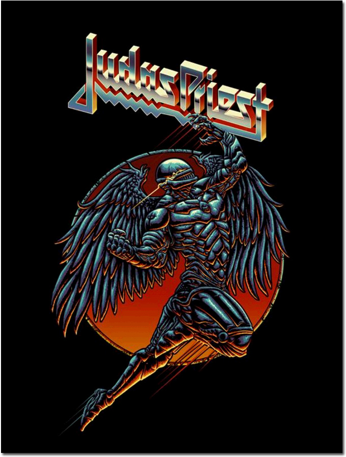 Judas Priest Band Logoand Mascot PNG image