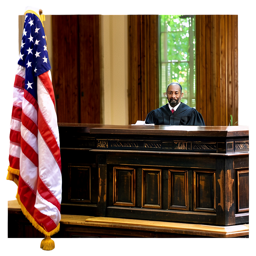 Judge's Bench In Courtroom Png 64 PNG image