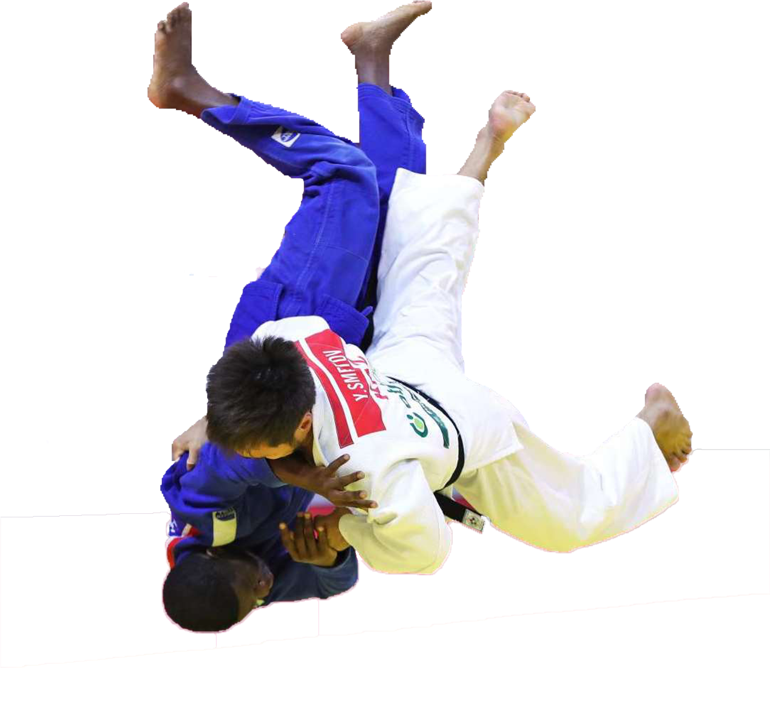 Judo Throw Competition Action PNG image