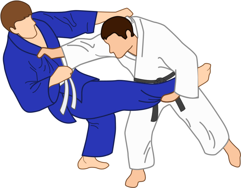 Judo Throw Technique PNG image