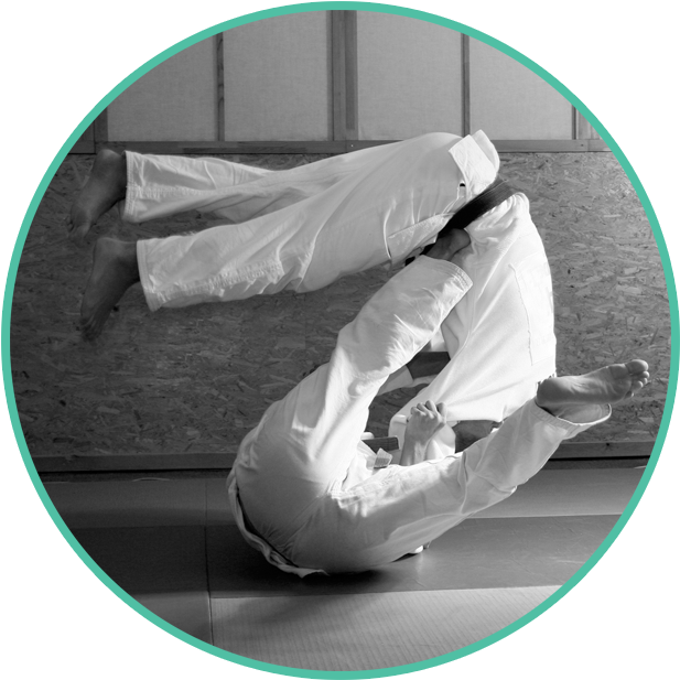 Judo Training Throw Practice PNG image