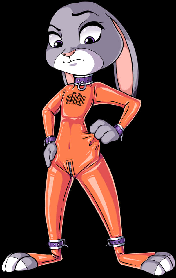 Judy Hopps Confident Stance PNG image