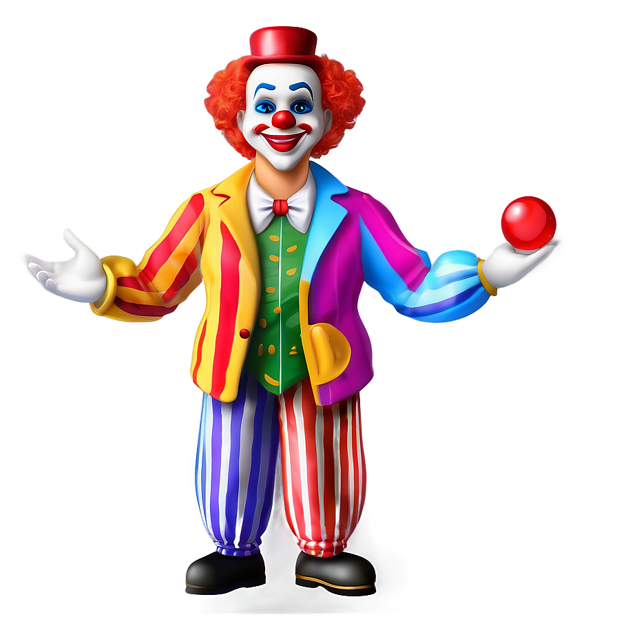 Juggling Clown Emoji Png 05252024 PNG image