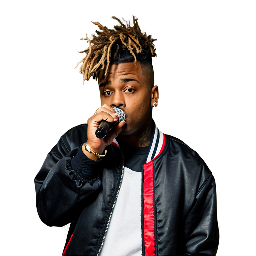 Juice Wrld And Microphone Png Htp PNG image