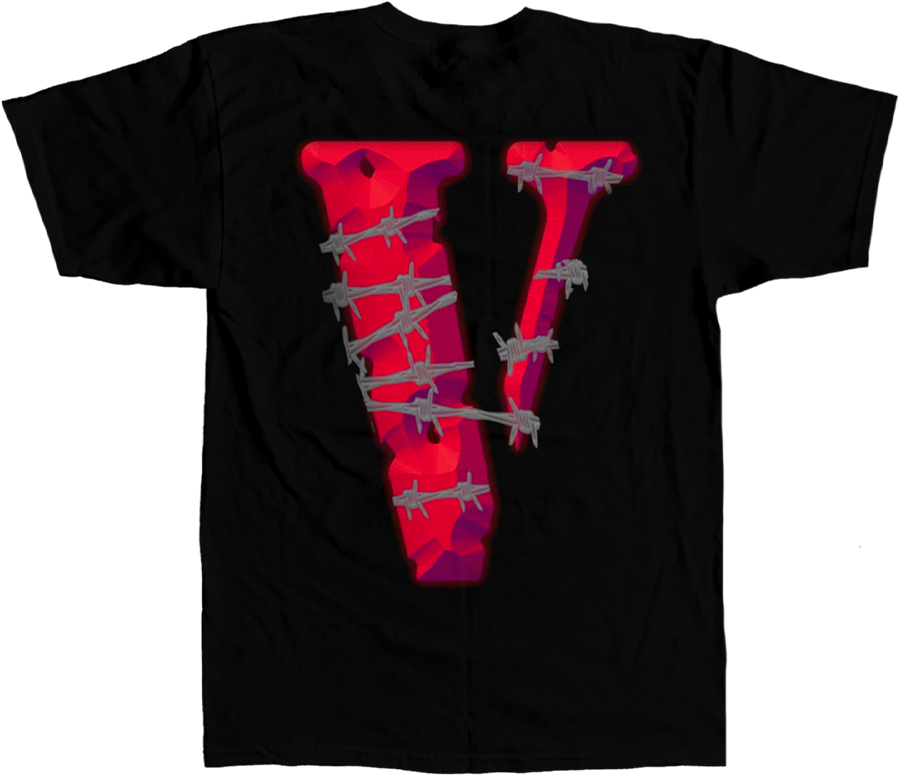 Juice Wrld Barbed Wire T Shirt PNG image