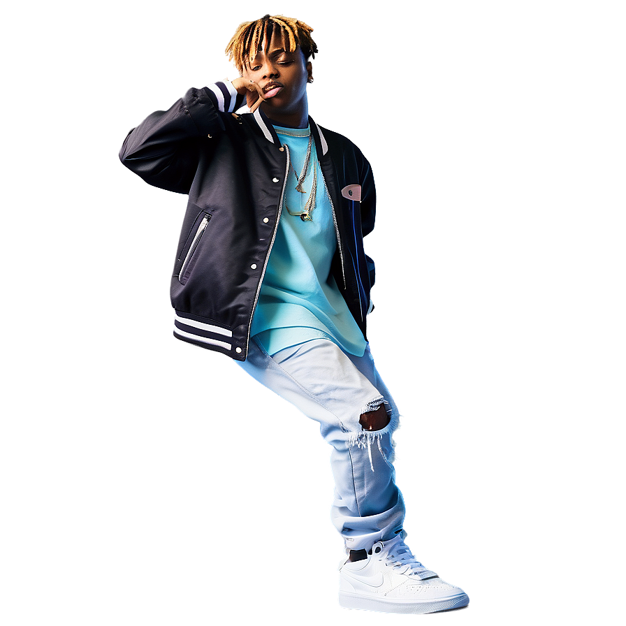 Juice Wrld Cool Stance Png Cgf PNG image