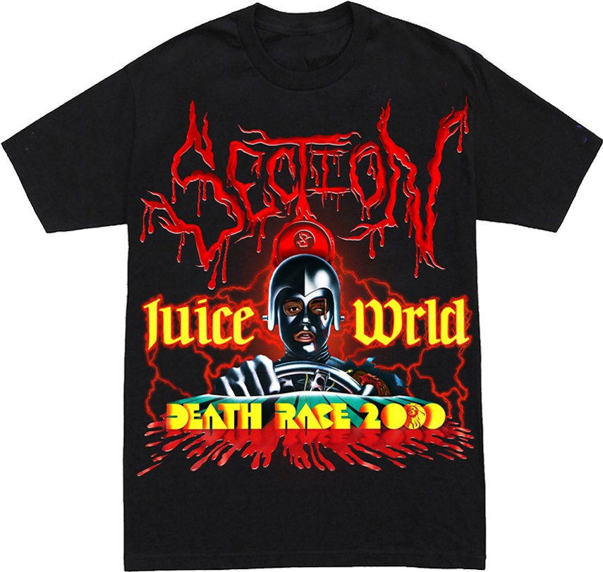Juice Wrld Death Race For Love T Shirt PNG image