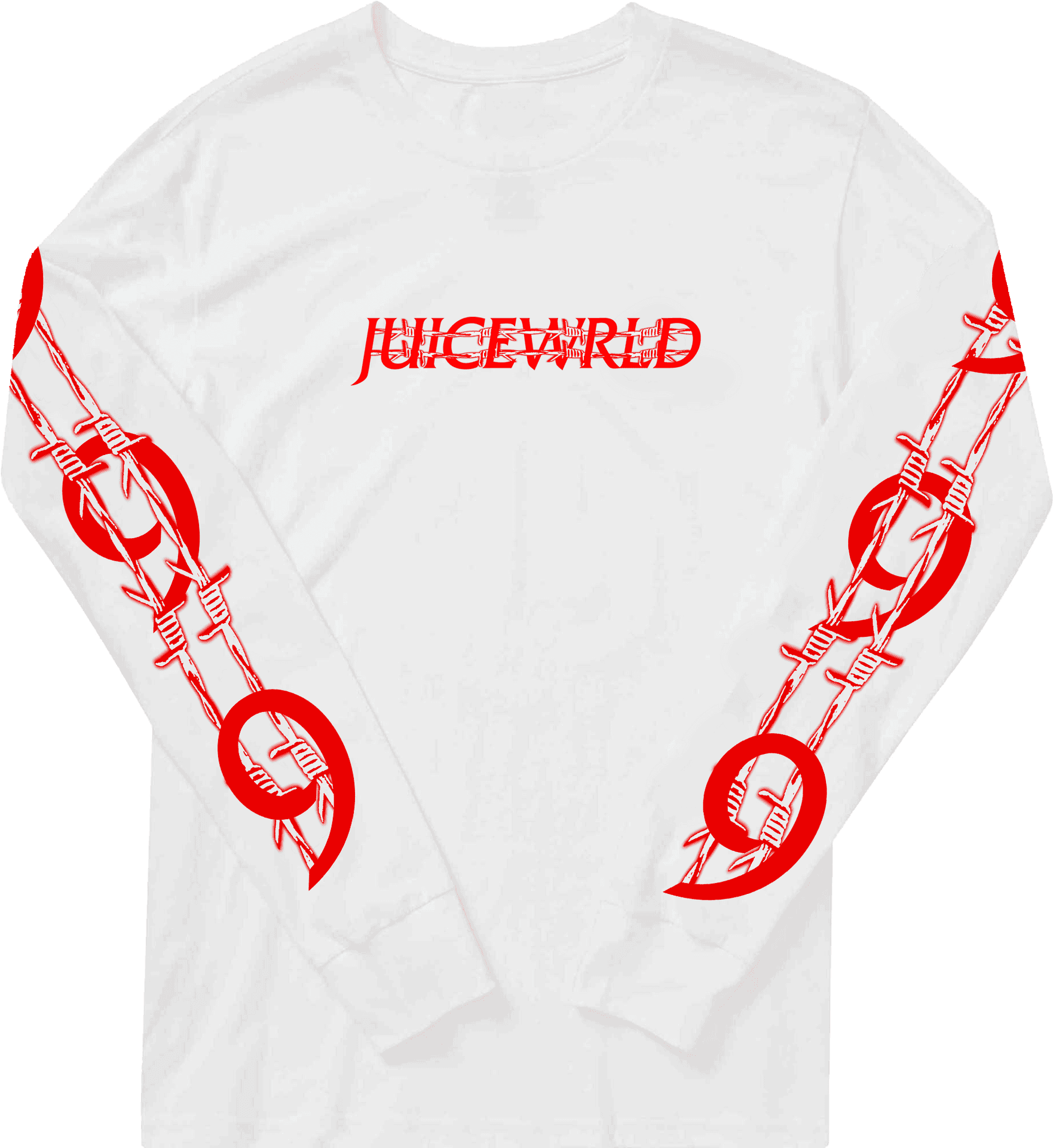 Juice Wrld Long Sleeve Shirt Design PNG image