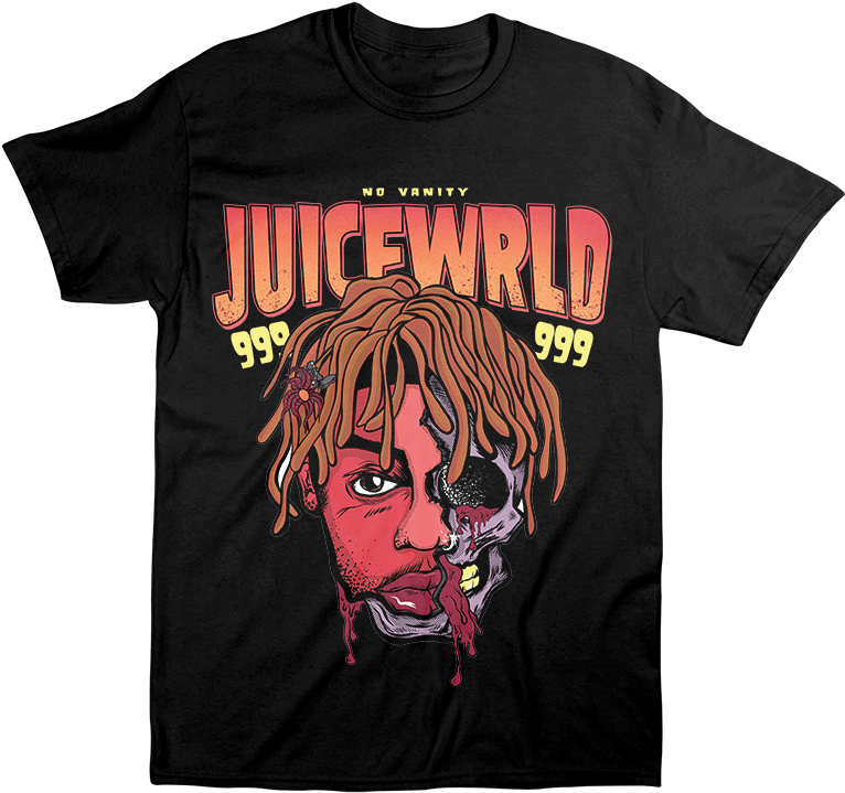 Juice Wrld999 Graphic T Shirt PNG image