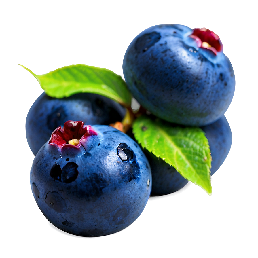 Juicy Blueberry Close-up Png Pdi50 PNG image