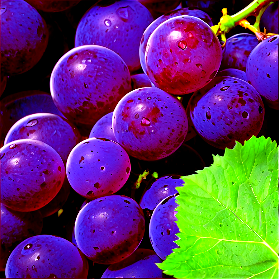 Juicy Grape Graphic Png 06292024 PNG image