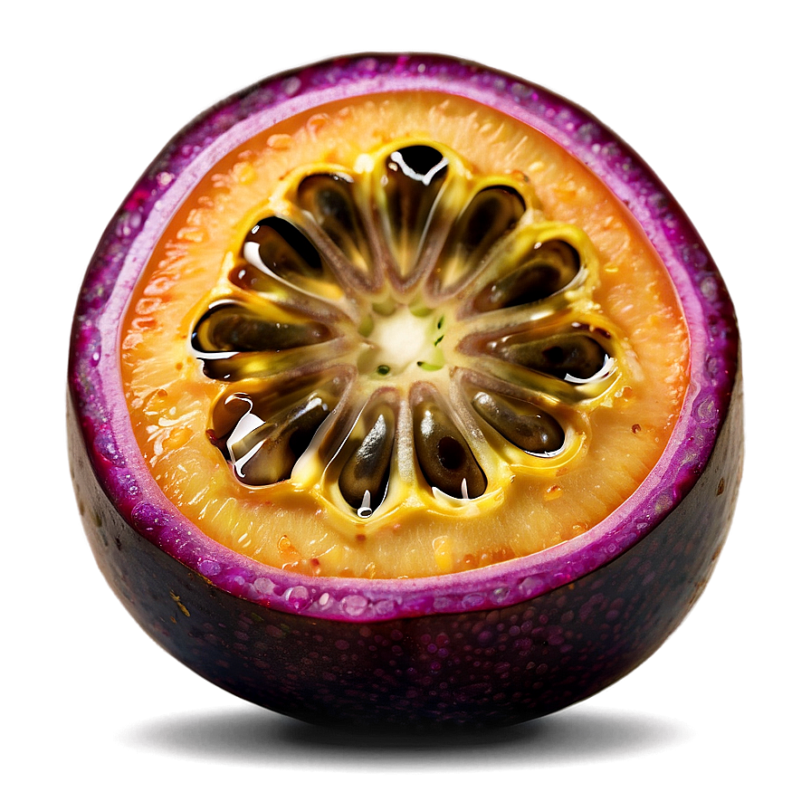 Juicy Passion Fruit Cut Png Dbf PNG image