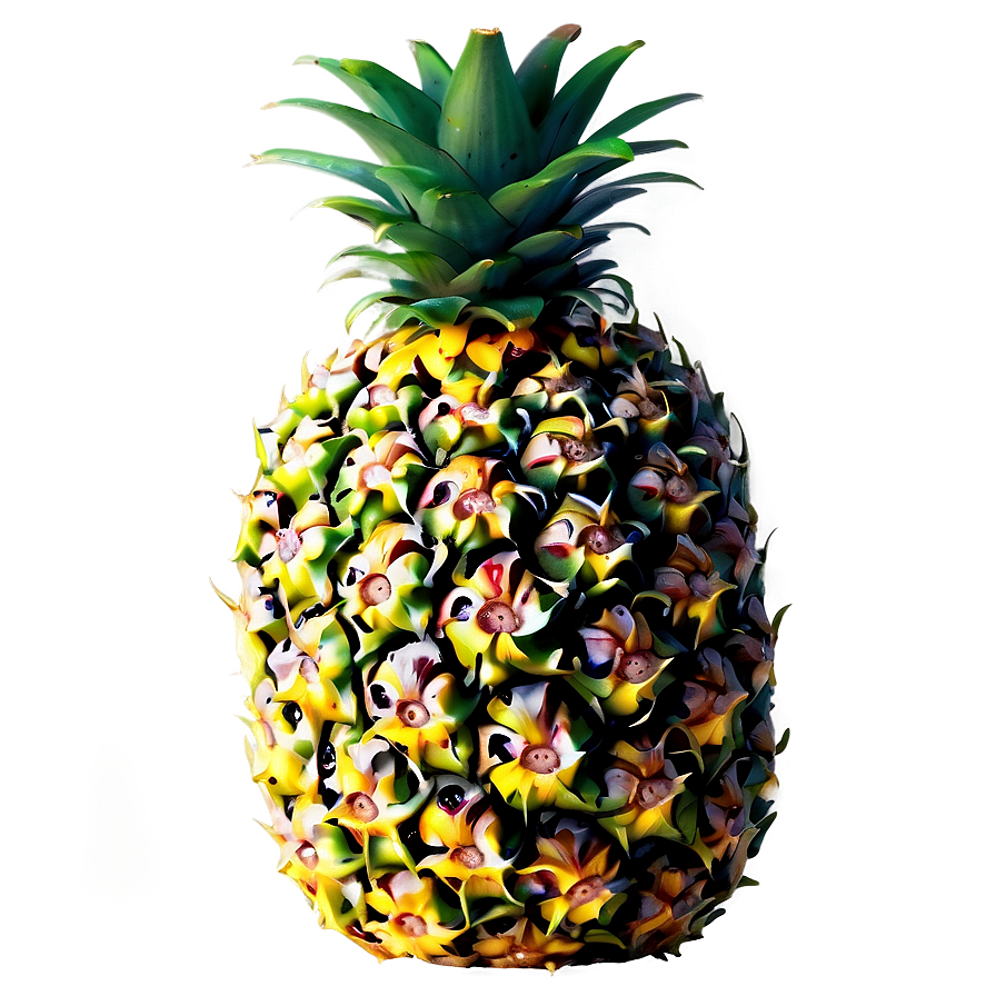 Juicy Yellow Pineapple Png 05062024 PNG image