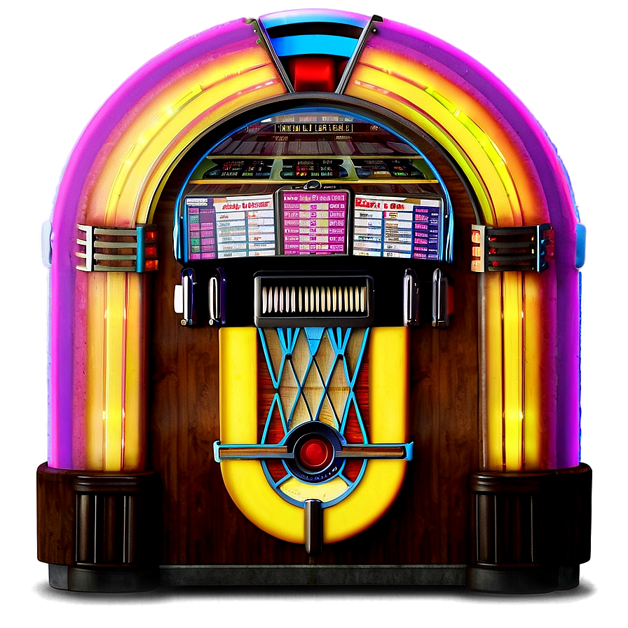 Jukebox In Record Store Png 06112024 PNG image