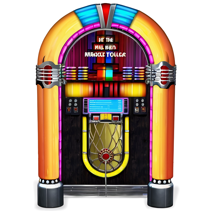 Jukebox With Karaoke Screen Png 06112024 PNG image